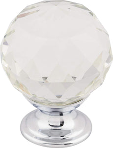 Top Knobs TK126PC Crystal Collection 1-3/8