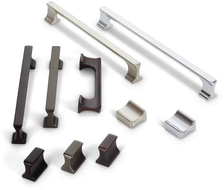 Jeffrey Alexander 752-128PC 128 mm Center-to-Center Polished Chrome Sullivan Cabinet Pull