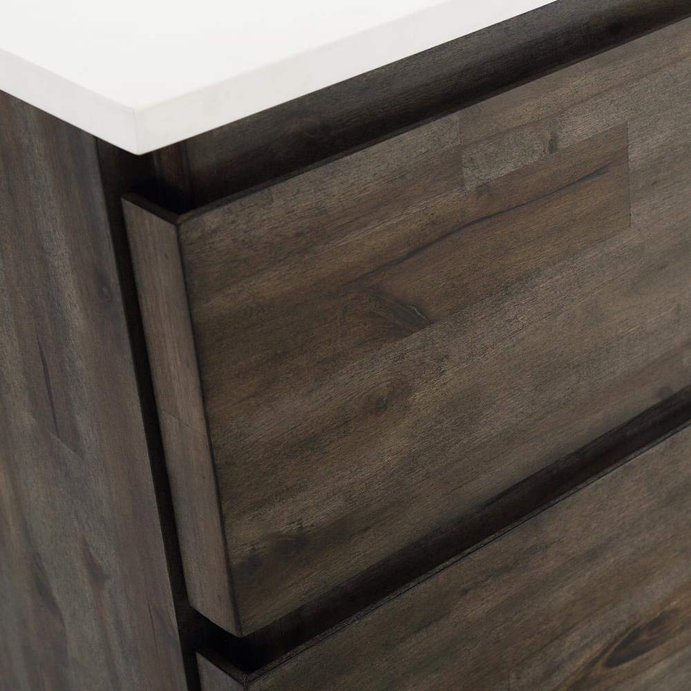 Fresca FCB31-3636ACA Fresca Formosa 70" Wall Hung Double Sink Modern Bathroom Cabinet