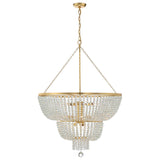 Rylee 12 Light Antique Gold Chandelier 612-GA