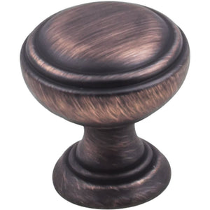 Jeffrey Alexander 658DBAC 1-1/4" Diameter Brushed Oil Rubbed Bronze Tiffany Cabinet Knob