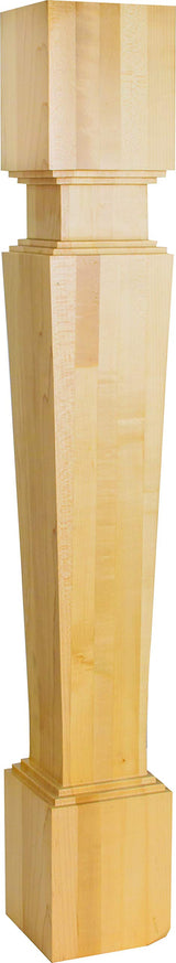 Hardware Resources P35-3.5-HMP 3-1/2" W x 3-1/2" D x 35-1/2" H Hard Maple Square Post