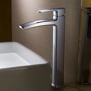 Fresca FFT9162CH Fresca Fiora Single Hole Vessel Mount Bathroom Vanity Faucet - Chrome