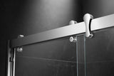 Essence 54'' * 76'' Framed Shower Door (Brushed Nickel)