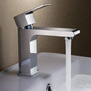 Fresca FFT9151CH Fresca Allaro Single Hole Mount Bathroom Vanity Faucet - Chrome