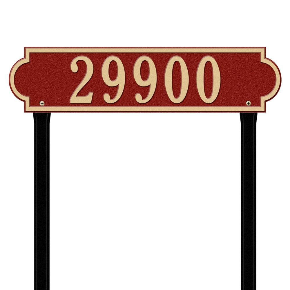 Whitehall 2995RG - Personalized Richmond Plaque -Estate- Lawn - 1 Line