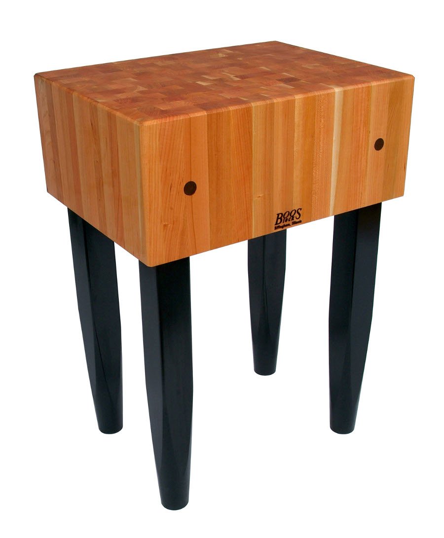 John Boos RN-LB1818 Butcher Block in Cherry End Grain Top (18 in. x 18 in.)