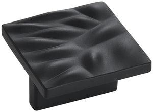Amerock Cabinet Pull Matte Black 1-1/4 inch (32 mm) Center to Center Calathea 1 Pack Drawer Pull Drawer Handle Cabinet Hardware