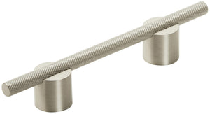 Amerock Cabinet Pull Silver Champagne 3-3/4 inch (96 mm) Center to Center Transcendent 1 Pack Drawer Pull Drawer Handle Cabinet Hardware