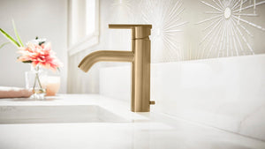 Gerber D225258BB Parma Single Handle Bathroom Faucet With Metal Pop-up Drain - BR...