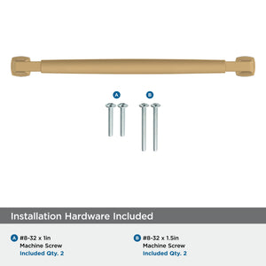Amerock Cabinet Pull Champagne Bronze 8-13/16 inch (224 mm) Center-to-Center Stature 1 Pack Drawer Pull Cabinet Handle Cabinet Hardware