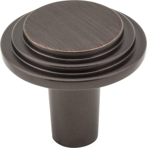 Elements 331DBAC 1-1/8" Diameter Brushed Oil Rubbed Bronze Round Calloway Cabinet Knob