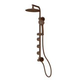 PULSE ShowerSpas 1089-ORB-1.8GPM Lanai Shower System, 8" Rain Showerhead, 5-Function Hand Shower, 3 Body Spray Jets, Adjustable Slide Bar, Oil Rubbed Bronze, 1.8 GPM