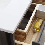 Fresca FCB31-241224ACA-FS Fresca Formosa 58" Floor Standing Open Bottom Double Sink Modern Bathroom Cabinet