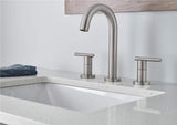Gerber D303658BN Brushed Nickel Parma Two Handle Widespread Lavatory Faucet