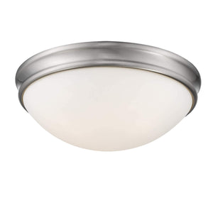 Millennium Lighting 5225-BN 3 Light 14" Wide Flush Mount Bowl Ceiling Fixture