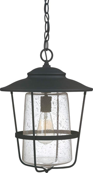 Capital Lighting 9604BK Creekside 1 Light Outdoor Hanging Lantern Black