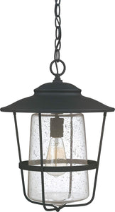 Capital Lighting 9604BK Creekside 1 Light Outdoor Hanging Lantern Black