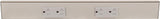 Task Lighting TR18-2GD-P-SN 18" TR Series Angle Power Strip, Satin Nickel Finish, Grey Receptacles