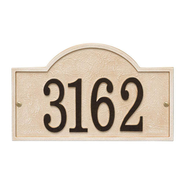 Whitehall 3318WZ - Personalized Stonework Plaque - Arch - 1 Line