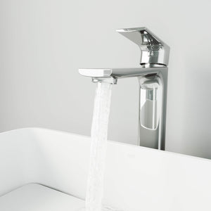 VIGO Norfolk 10.75 inch H Single Hole Single Handle Bathroom Faucet in Chrome - Vessel Sink Faucet VG03027CH