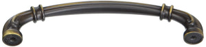 Jeffrey Alexander 317-128ABSB 128 mm Center-to-Center Antique Brushed Satin Brass Lafayette Cabinet Pull