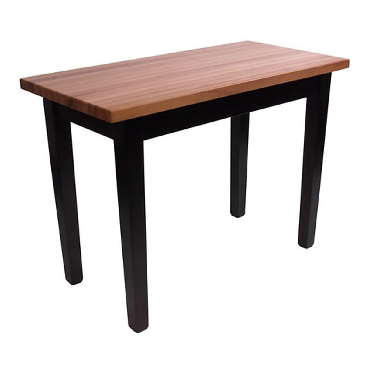 John Boos RN-C3624 Rectangular Table in Cherry Edge Grain Top (36 x 24 w/o Shelf)