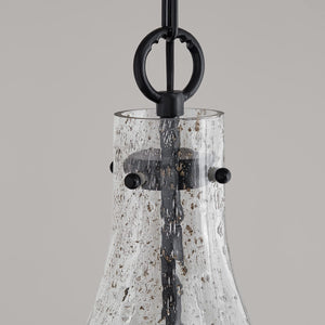 Capital Lighting 333813MB-472 Rabun 1 Light Pendant Matte Black (Showroom Display for Sale)