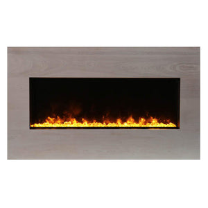 Amantii MAN-BMWB-XS40 White Birch Wooden Mantel Surround for BI-40 Xtraslim