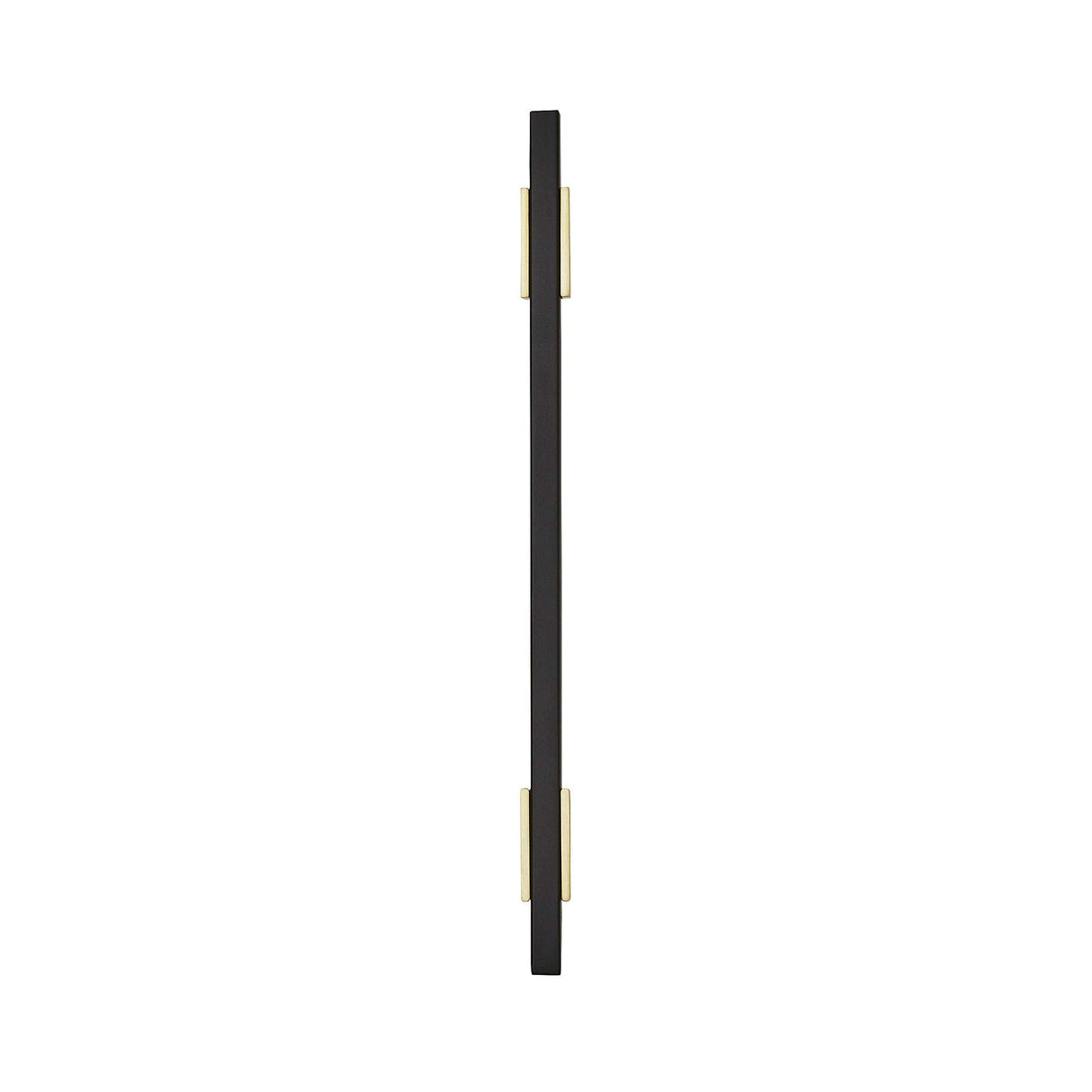 Amerock Cabinet Pull Brushed Gold/Matte Black 6-5/16 inch (160 mm) Center to Center Urbanite 1 Pack Drawer Pull Drawer Handle Cabinet Hardware