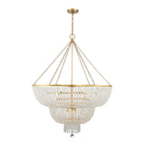 Rylee 15 Light Antique Gold Chandelier 614-GA