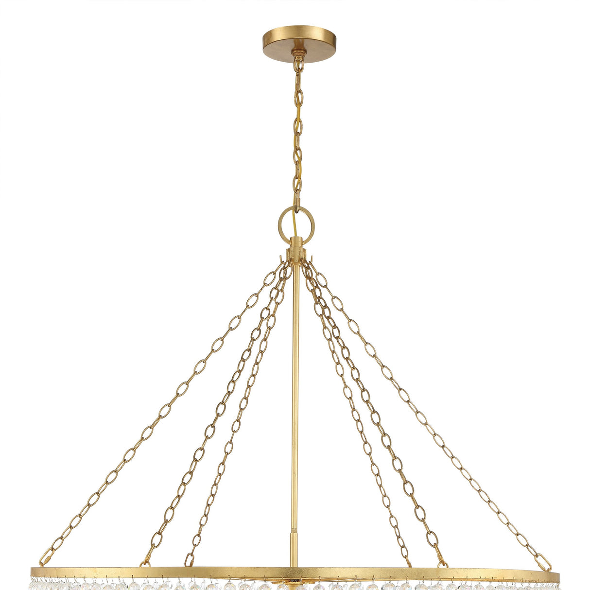 Rylee 15 Light Antique Gold Chandelier 614-GA