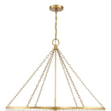 Rylee 15 Light Antique Gold Chandelier 614-GA