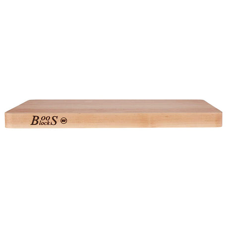 John Boos 214 Chop-N-Slice Maple Wood Cutting Board for Kitchen Prep, 1.25" Thick, Large, Edge Grain, Charcuterie Block, 20" x 15", Reversible 20X15X1.25 MPL-EDGE GR-REV-NO GRV-