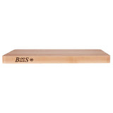 John Boos 214 Chop-N-Slice Maple Wood Cutting Board for Kitchen Prep, 1.25" Thick, Large, Edge Grain, Charcuterie Block, 20" x 15", Reversible 20X15X1.25 MPL-EDGE GR-REV-NO GRV-