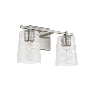 Capital Lighting 143521BN-517 Burke 2 Light Vanity Brushed Nickel