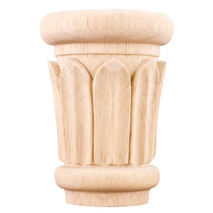 Hardware Resources CAP6-150MP 2-5/8" W x 1-5/6" D x 3-5/8" H Maple Reed Capital