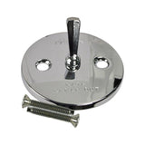 Pfister 960-041A 19 Series Bathtub Drain Overflow Plate Sub Assembly with Screws, Polished Chrome 960-041A
