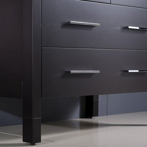 Fresca FVN6230ES-UNS Fresca Torino 30" Espresso Modern Bathroom Vanity w/ Integrated Sink