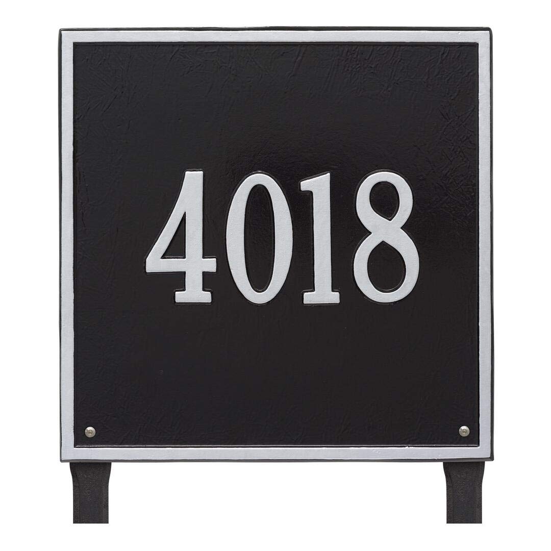 Whitehall 2119BS - Personalized Square Plaque - Estate - Lawn - 1 line