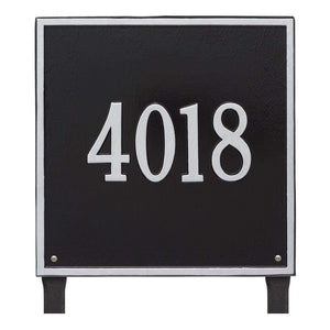 Whitehall 2119BS - Personalized Square Plaque - Estate - Lawn - 1 line