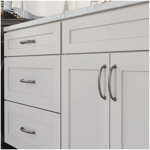 Jeffrey Alexander 650-160BNBDL 160 mm Center-to-Center Brushed Pewter Hudson Cabinet Pull