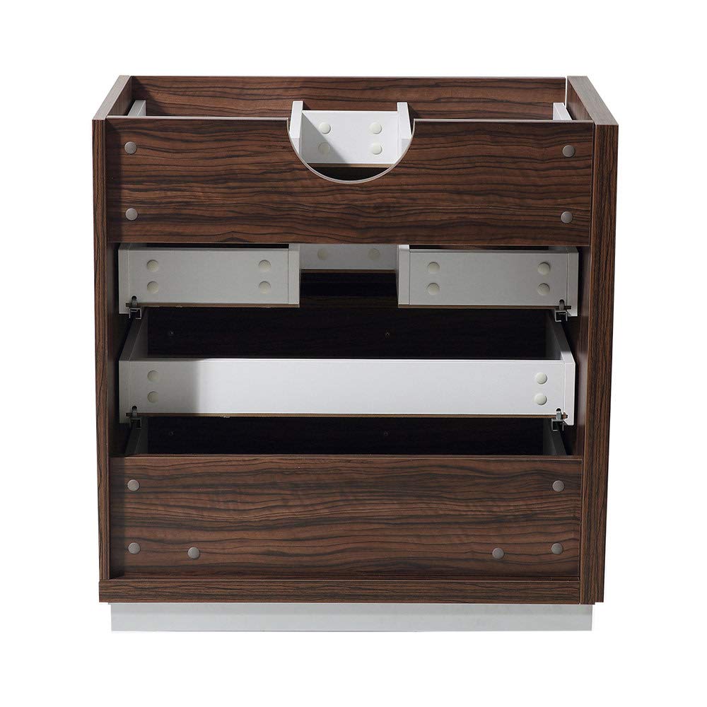 Fresca FCB8030TK Fresca Livello 30" Teak Modern Bathroom Cabinet