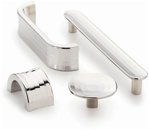 Amerock Cabinet Pull Polished Nickel 5-1/16 inch (128 mm) Center to Center Concentric 1 Pack Drawer Pull Drawer Handle Cabinet Hardware