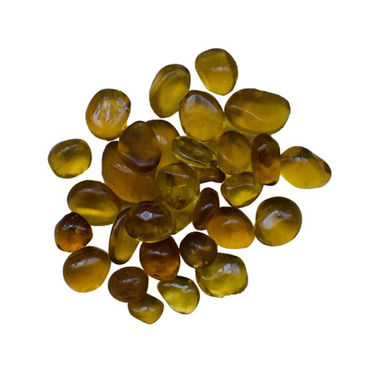 Amantii AMSF-GLASS-09 Amber Small Beads Fireglass - 5lbs