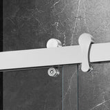 Essence 68''-72''W * 76''H Framed Shower Door in Brushed Nickel