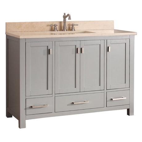 Avanity Modero 48 in. Vanity Only in Chilled Gray finish