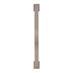 Amerock Appliance Pull Satin Nickel 12 inch (305 mm) Center to Center Candler 1 Pack Drawer Pull Drawer Handle Cabinet Hardware