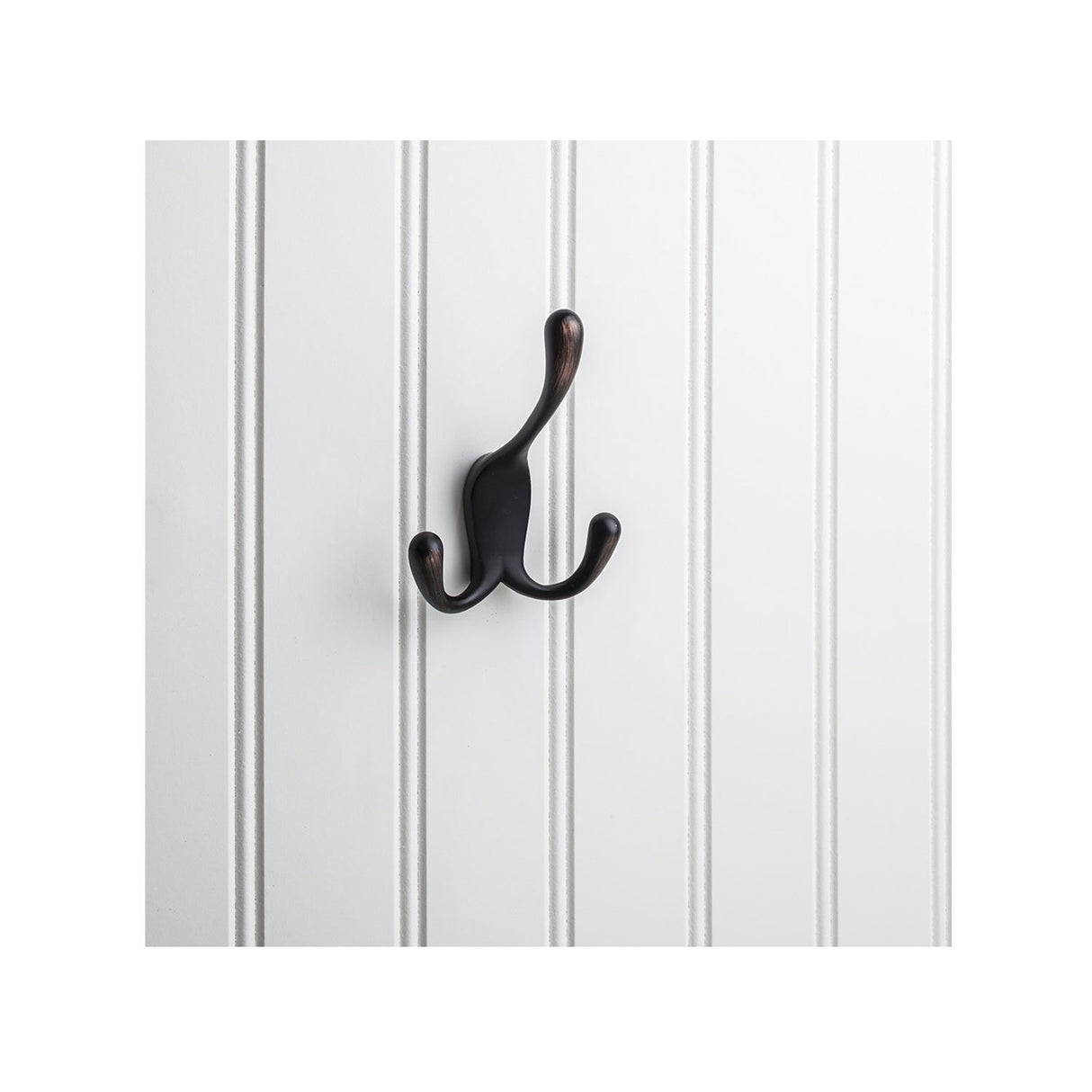 Elements YT40C-400DBAC 4" Brushed Oil Rubbed Bronze Large Concealed Triple Prong Wall Mounted Hook