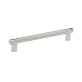 Amerock Kitchen Cabinet Pull Polished Nickel 8 in (203 mm) Center-to-Center Bronx 1 Pack Furniture Hardware Cabinet Handle Bathroom Drawer Pull